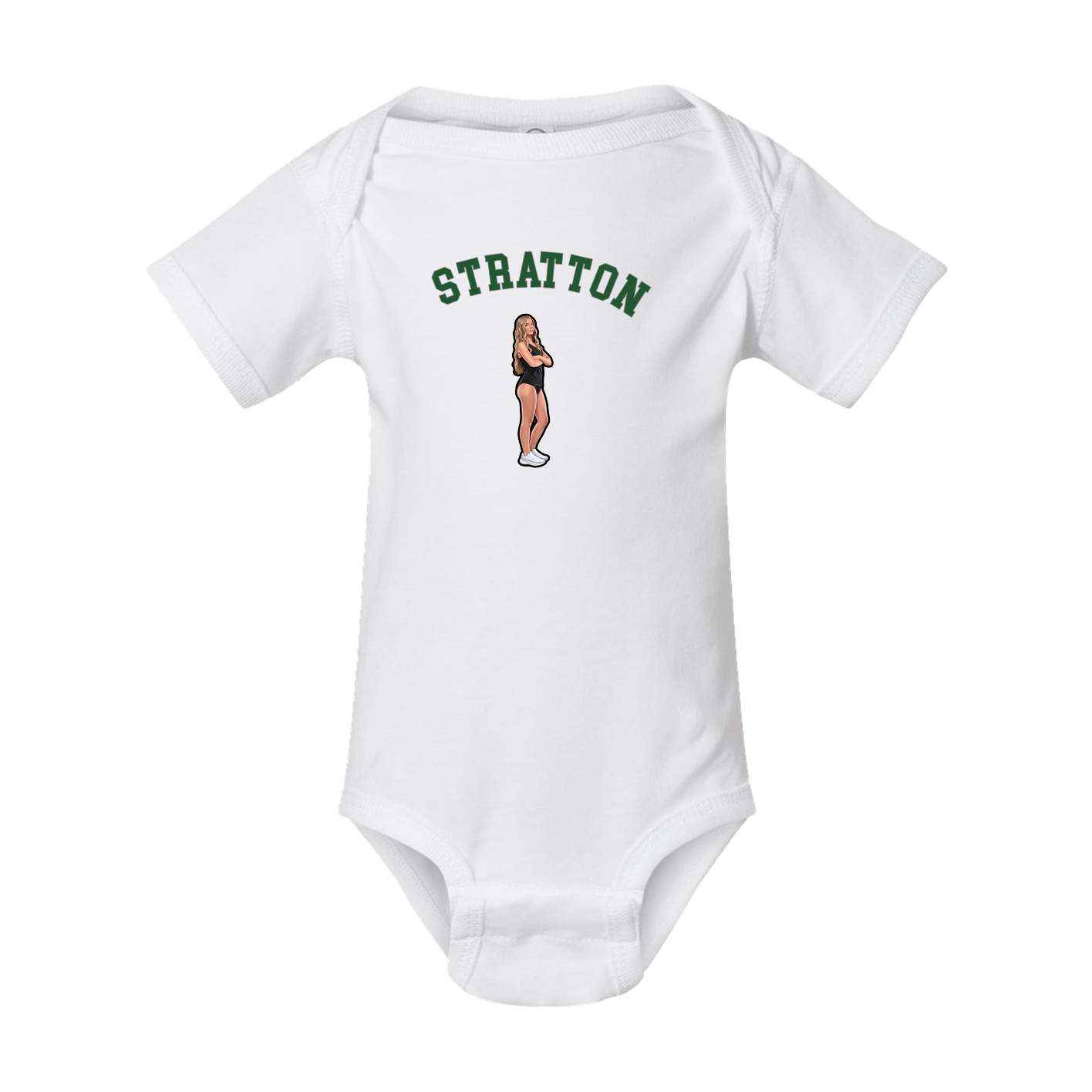 Baby Onesie — Shirsey Arch in White