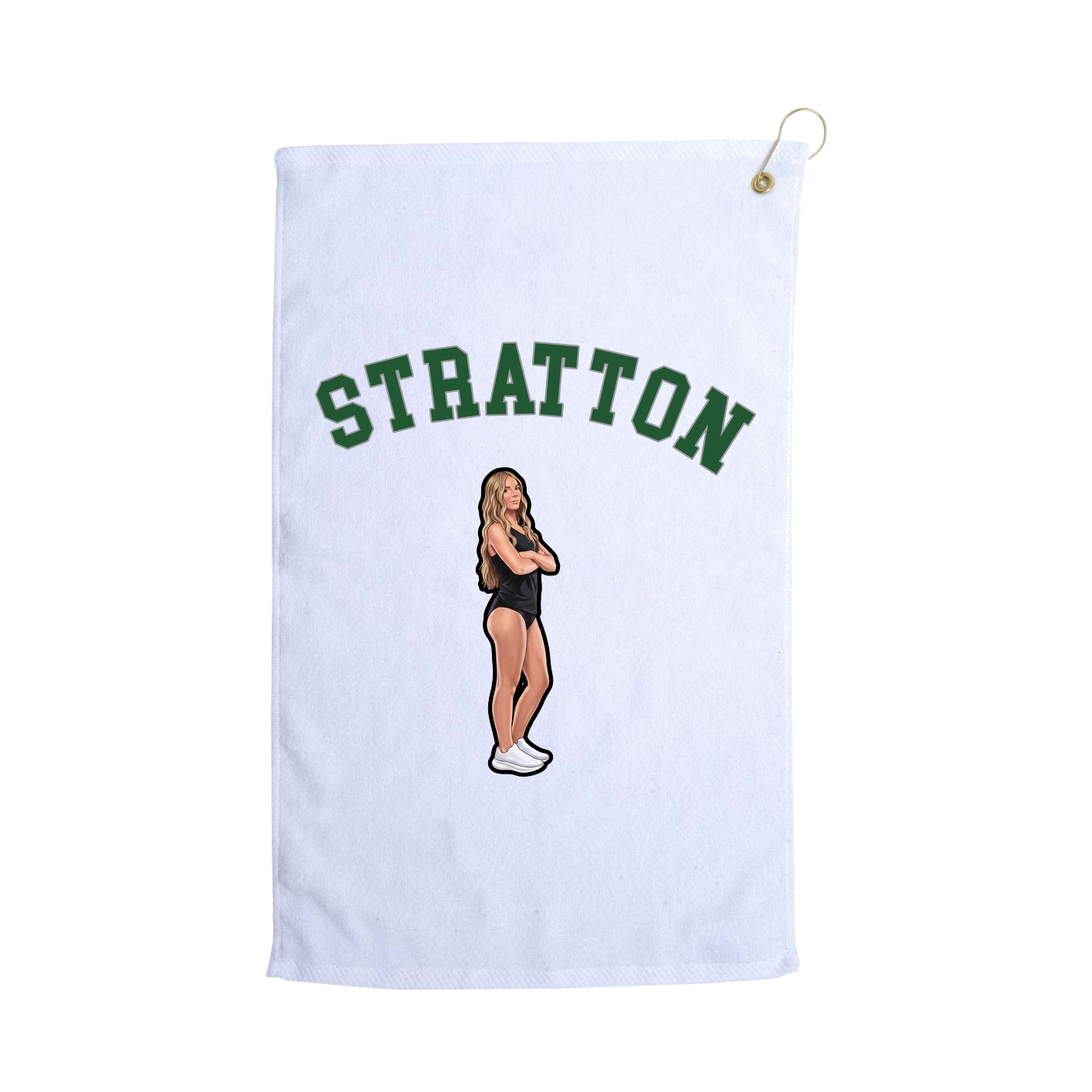Golf Towel — Shirsey Arch in White