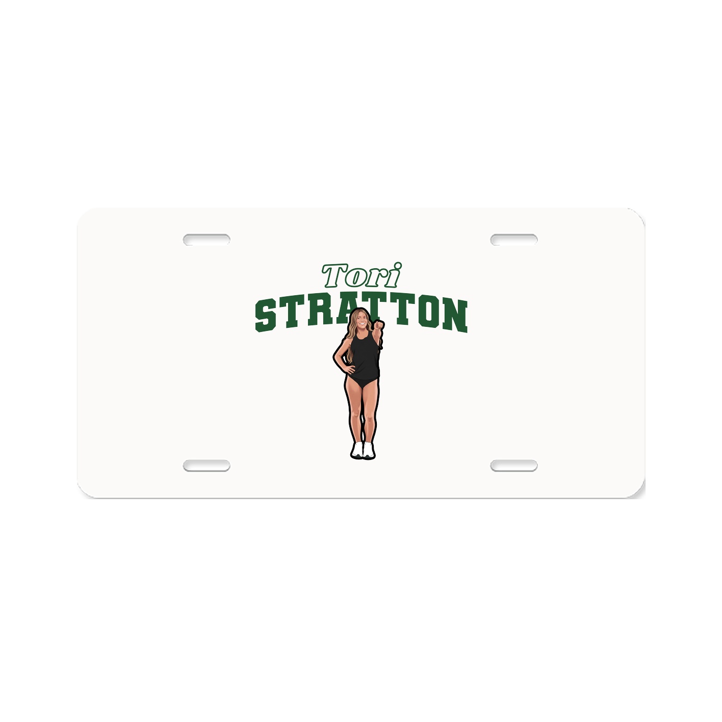 License Plate — Name Arch in Classic