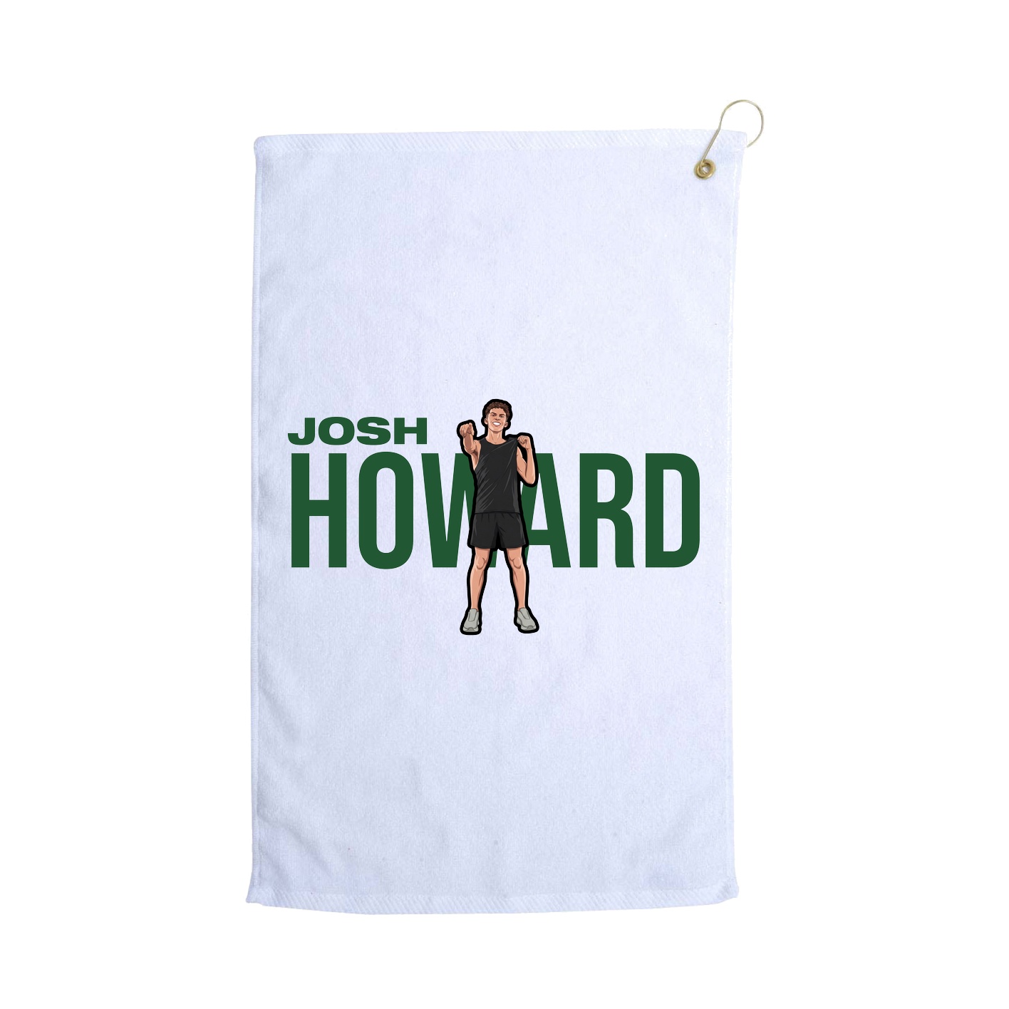 Golf Towel — Player Name in White
