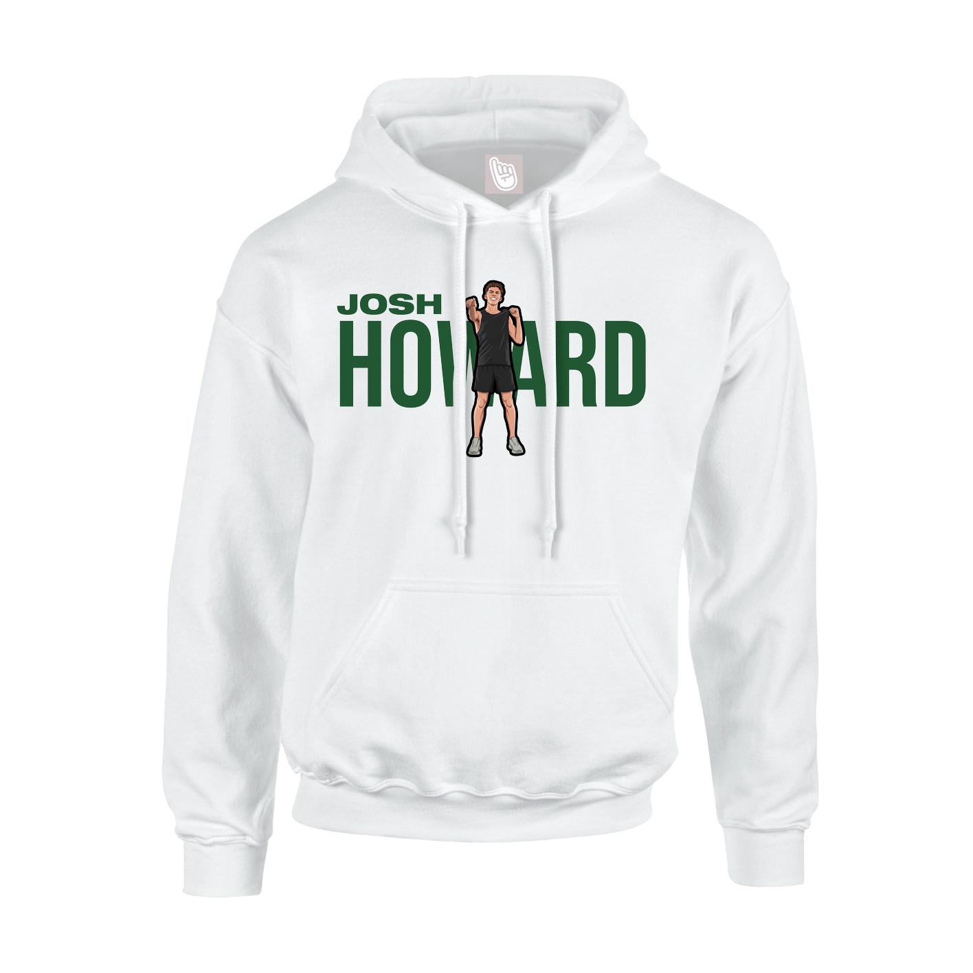 Youth Hoodie — Player Name in White
