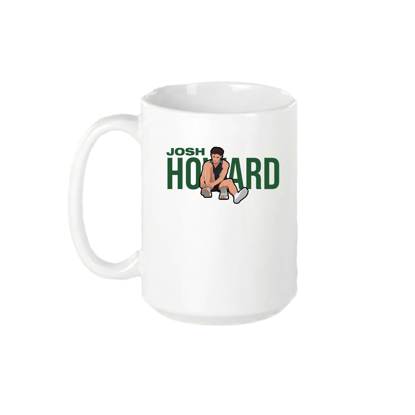 15oz Coffee Mug — Player Name in White