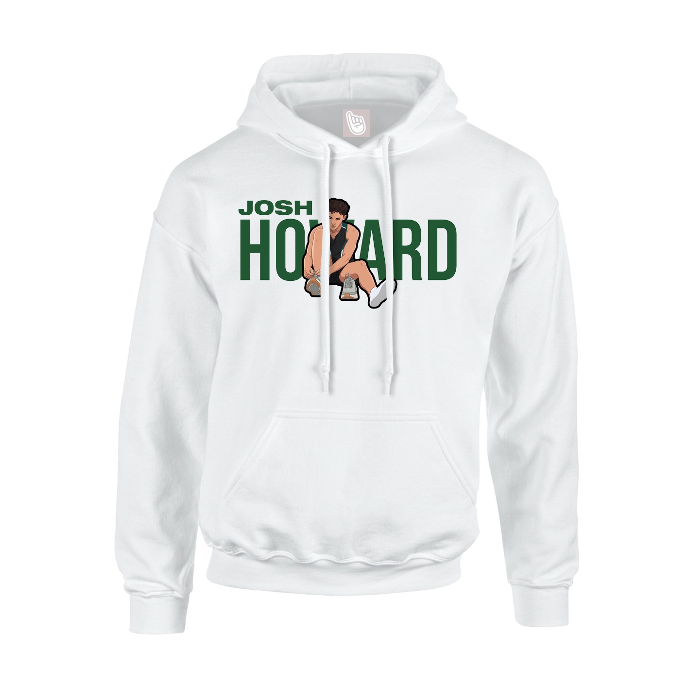 Youth Hoodie — Player Name in White