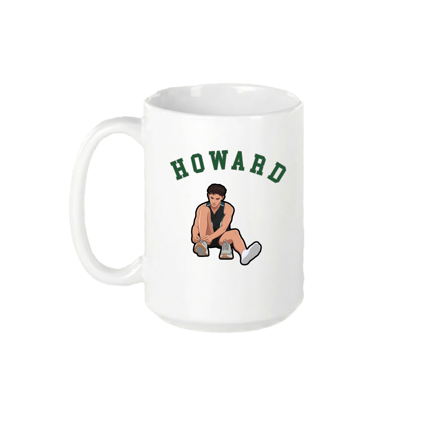 15oz Coffee Mug — Shirsey Arch in White