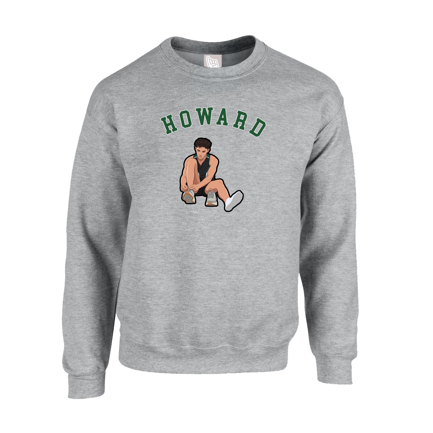 Fleece Crew — Shirsey Arch in Grey