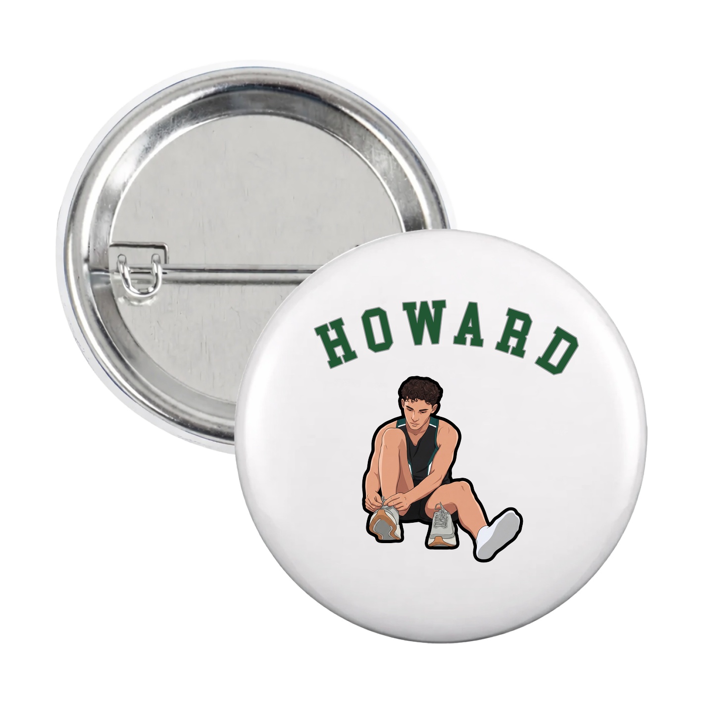 Game Day Button — Shirsey Arch in White