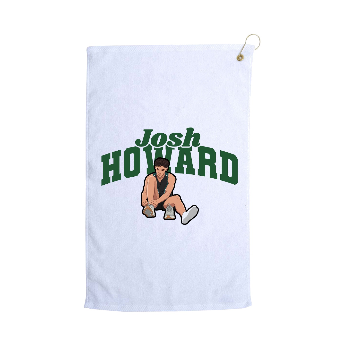 Golf Towel — Signature Arch in White