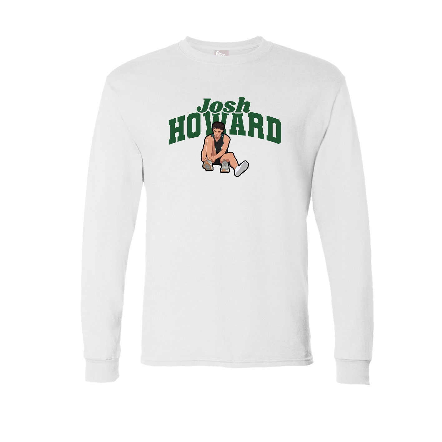 Long Sleeve Tee — Signature Arch in White