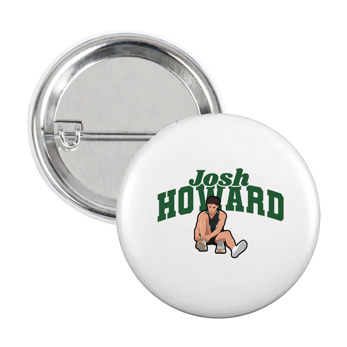 Game Day Button — Signature Arch in White
