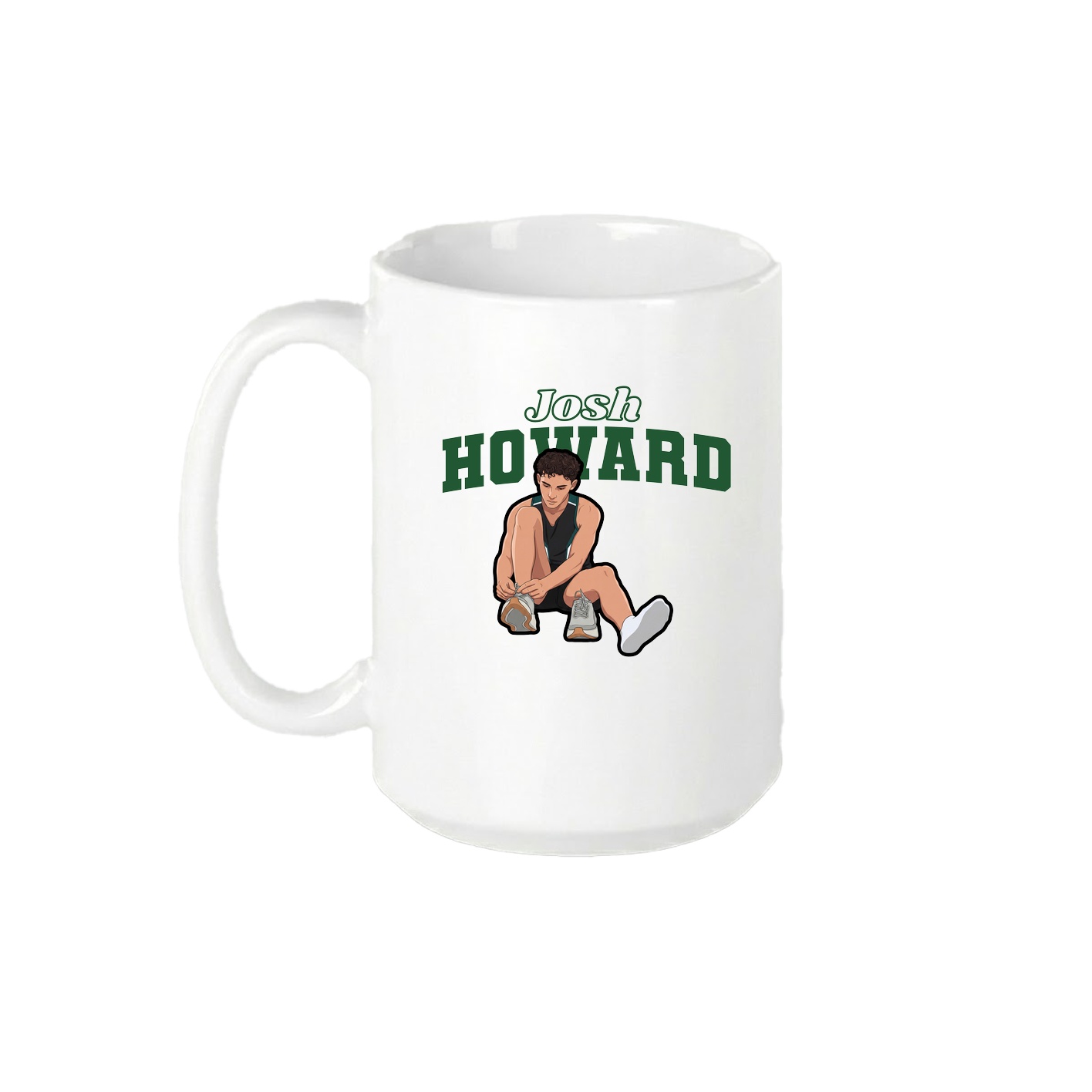 15oz Coffee Mug — Name Arch in White