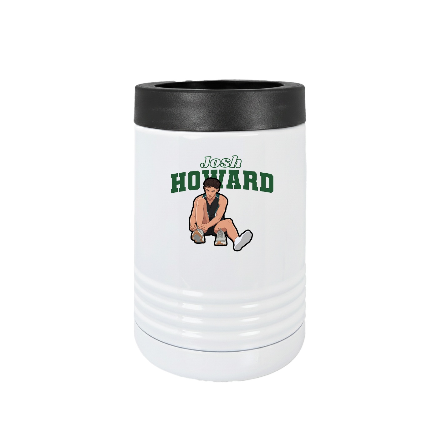 Beverage Holder — Name Arch in White