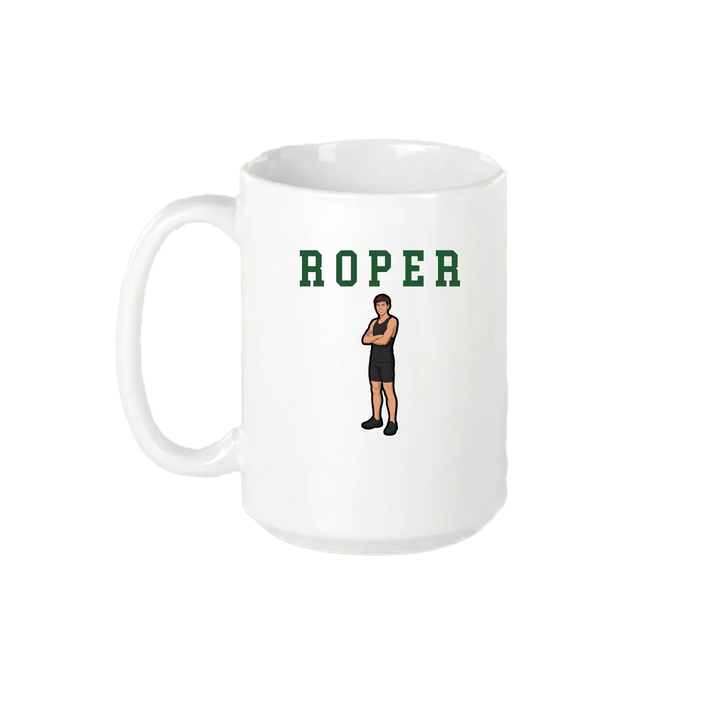 15oz Coffee Mug — Shirsey in White