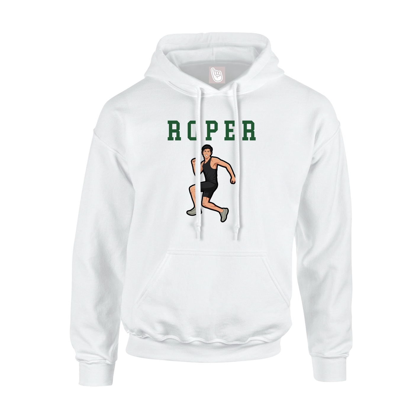 Hoodie — Shirsey in White