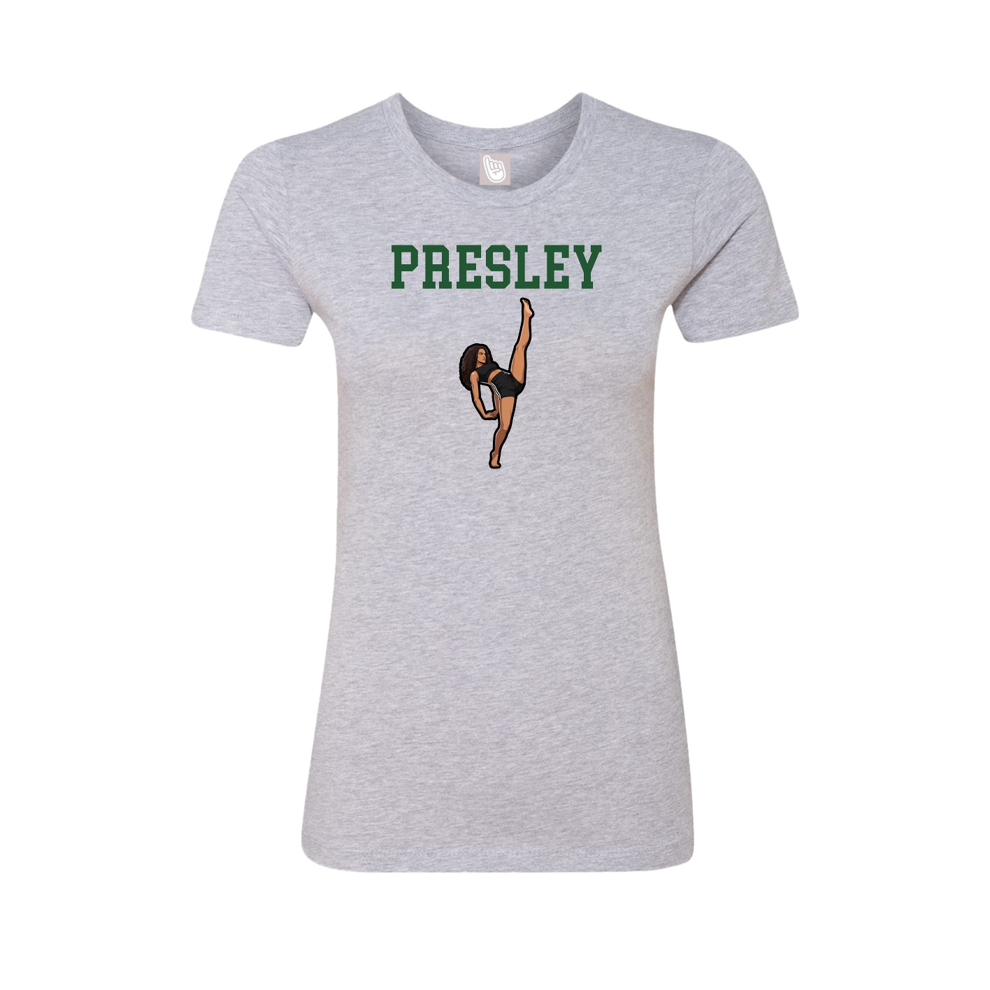 Fitted Women's Tee — Shirsey in Grey