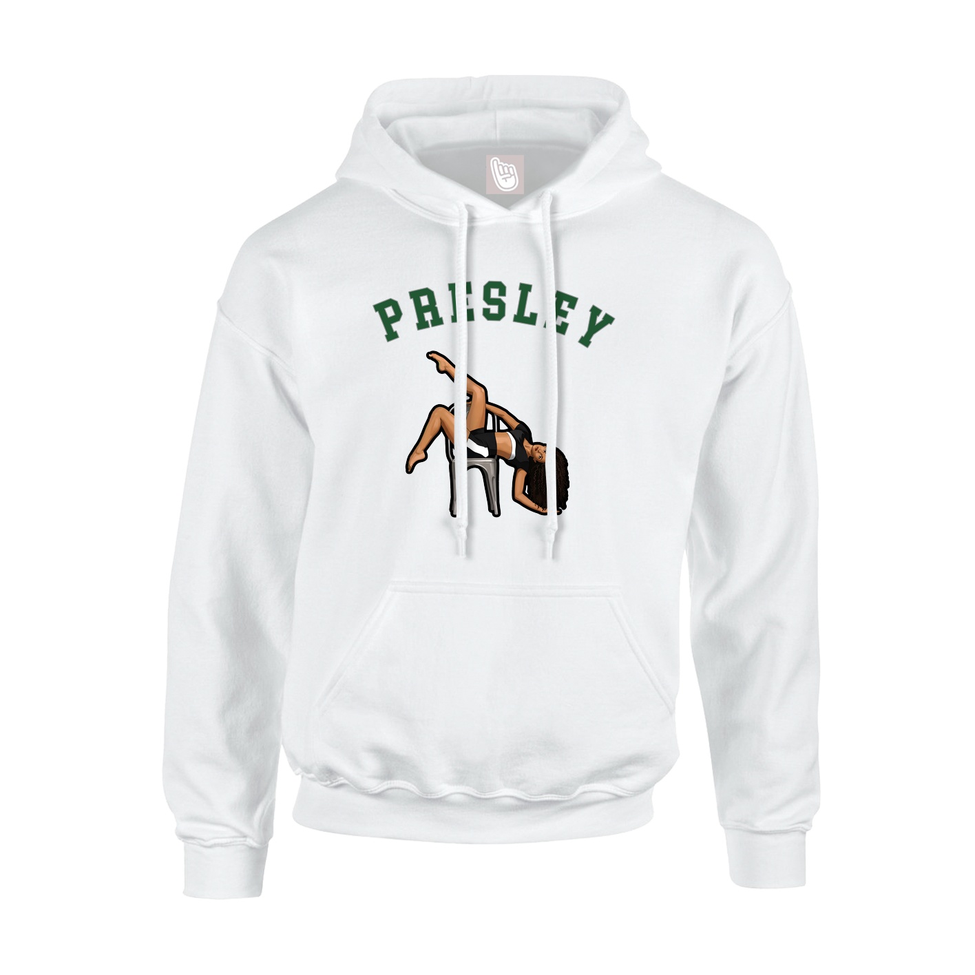 Hoodie — Shirsey Arch in White