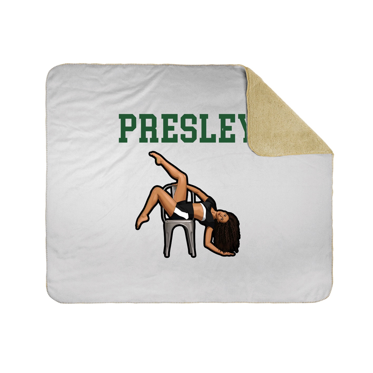 Throw Blanket — Shirsey in White
