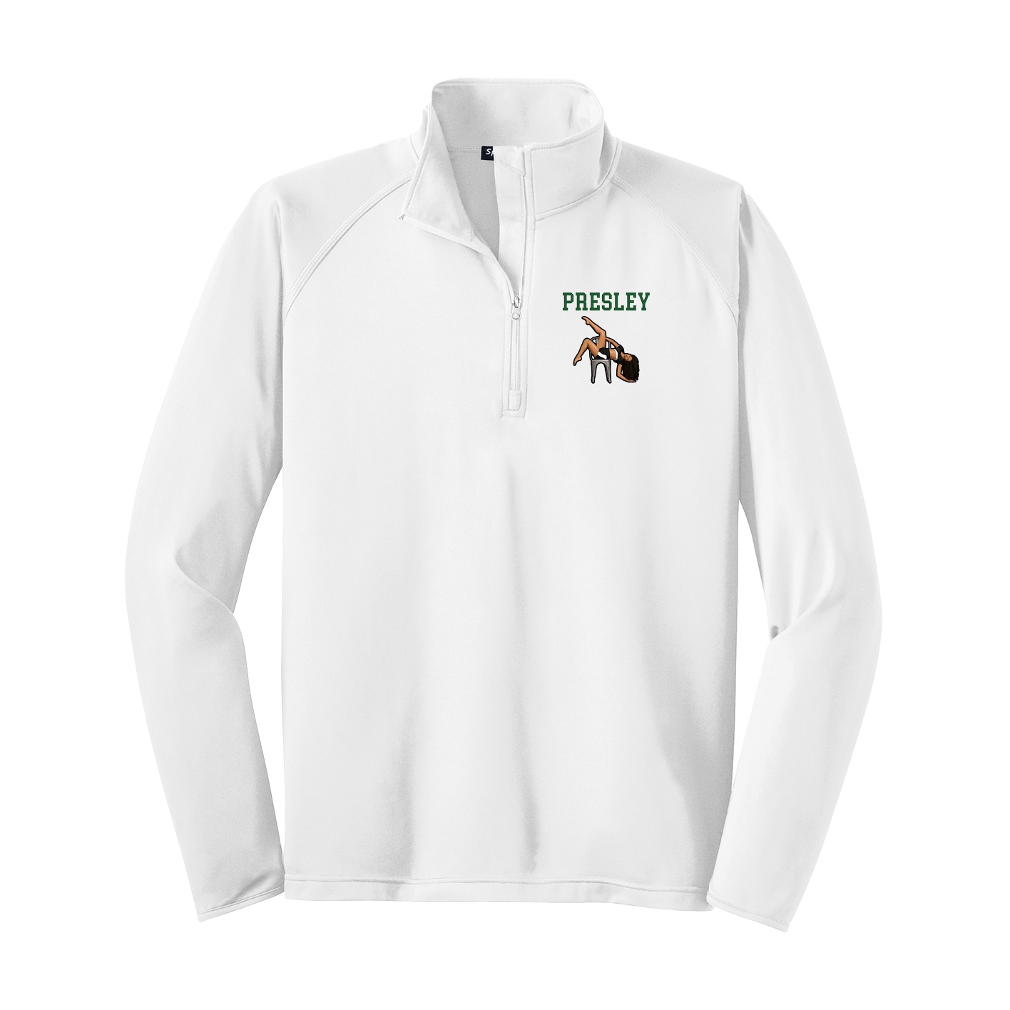 Q-Zip Pullover — Shirsey in White