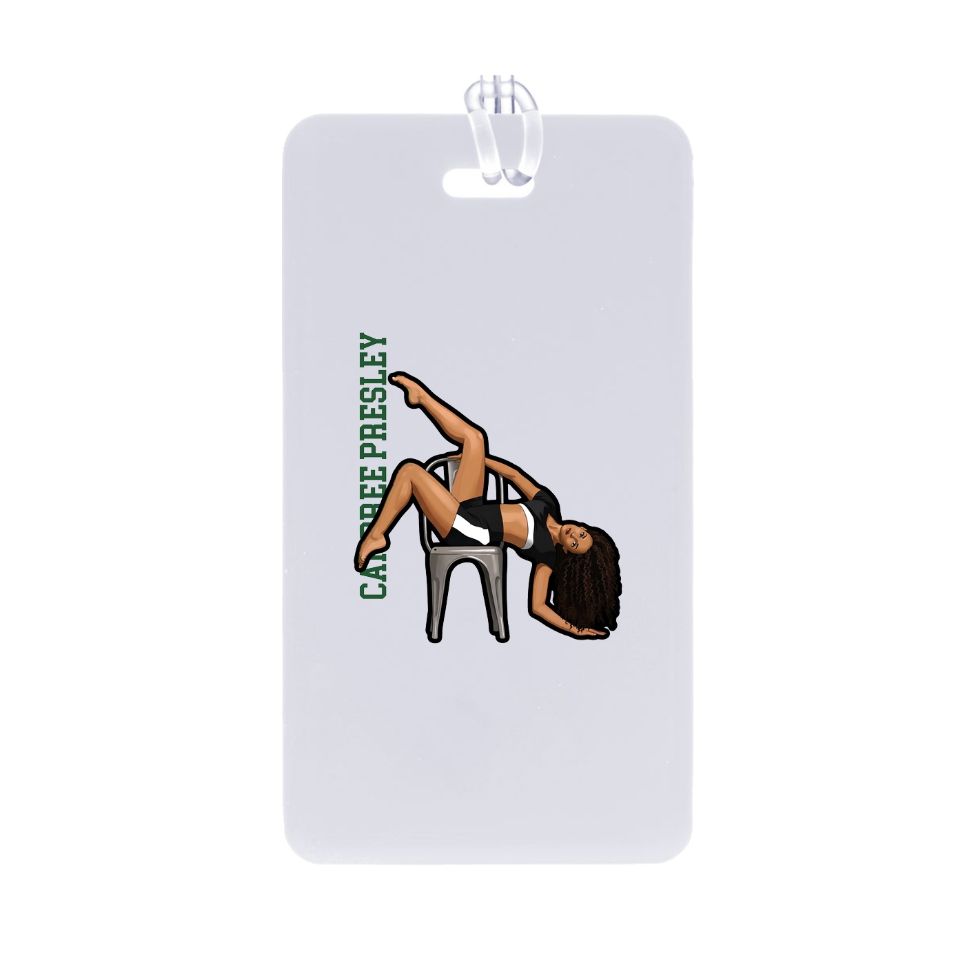 Bag Tag — Name Vertical in Classic