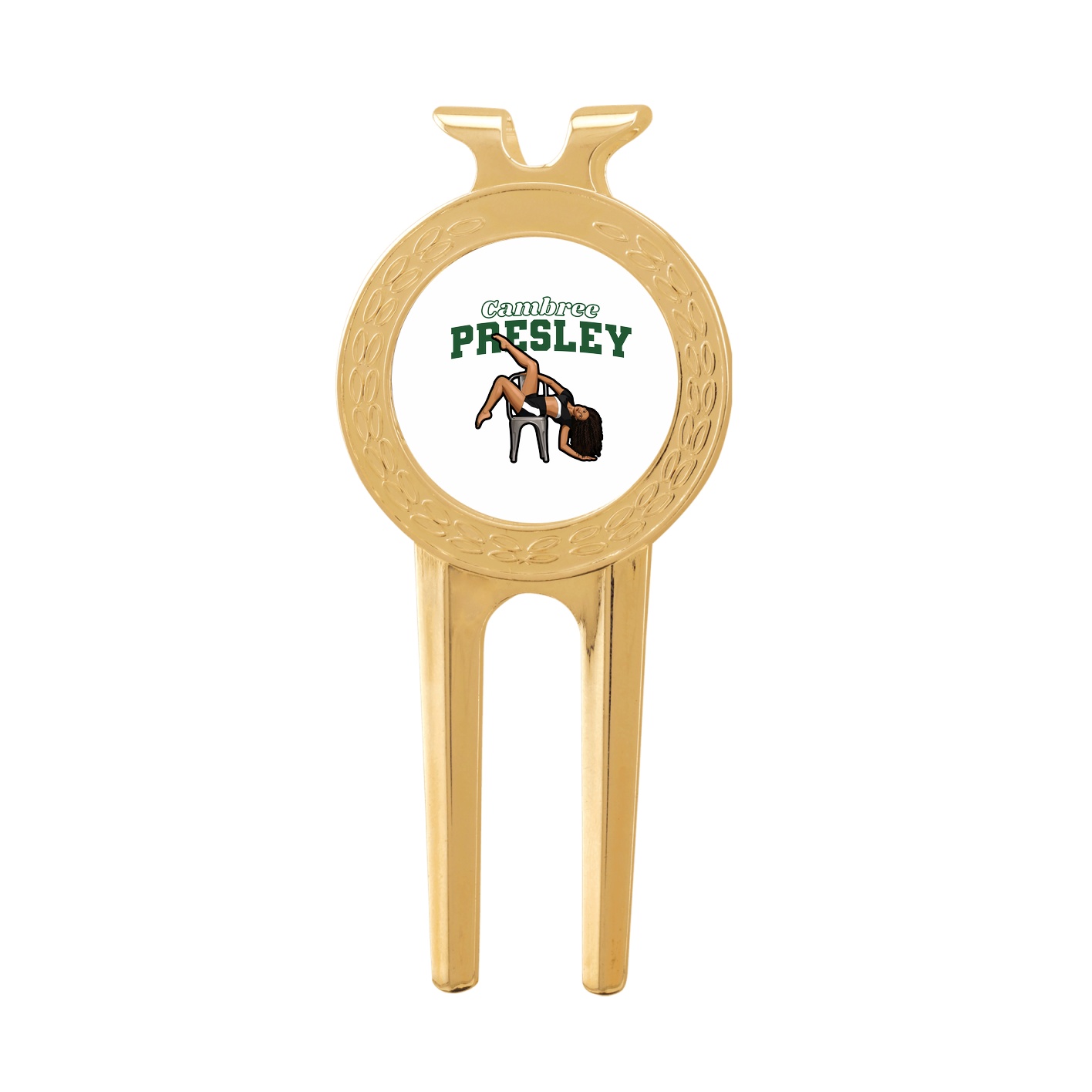 Divot Tool with Ball Marker — Name Arch in Classic