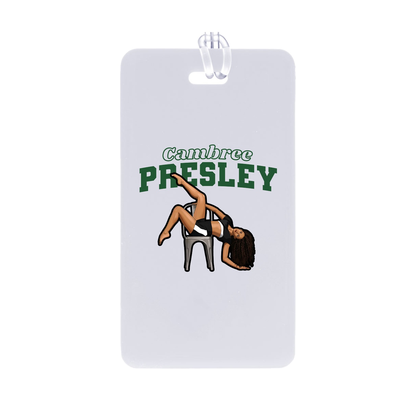 Bag Tag — Name Arch in Classic