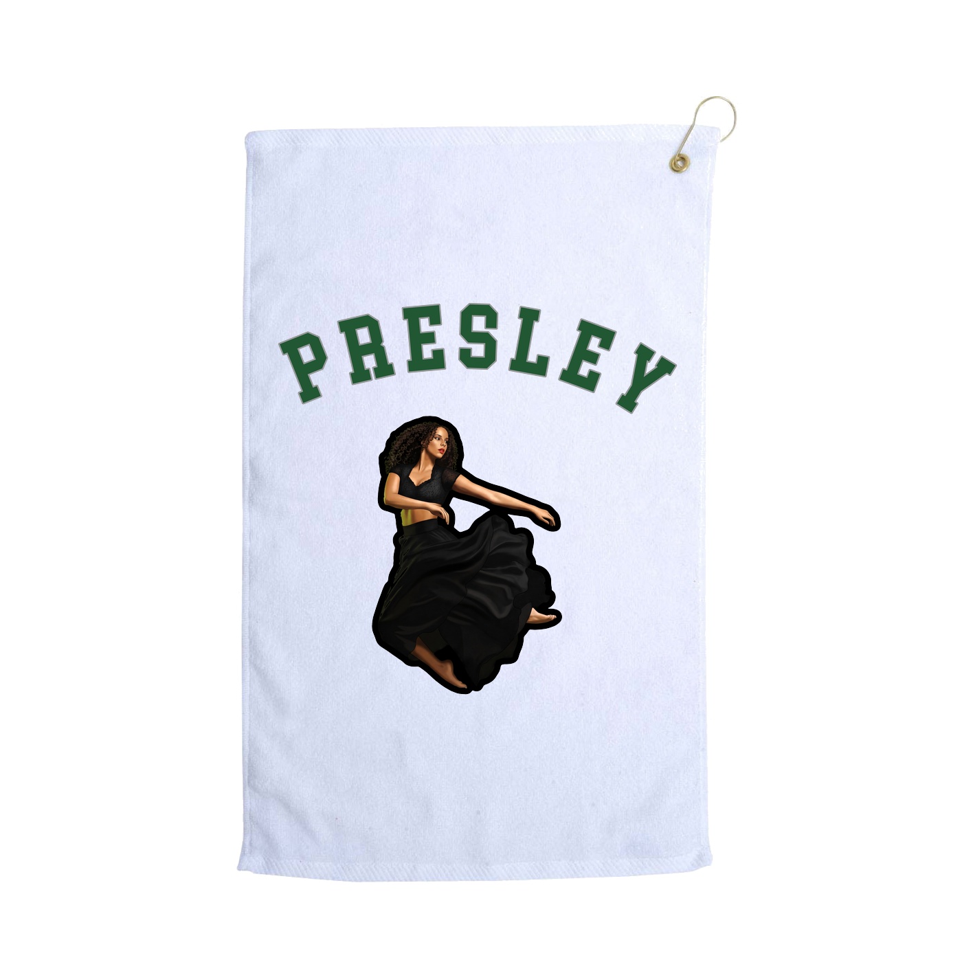 Golf Towel — Shirsey Arch in White