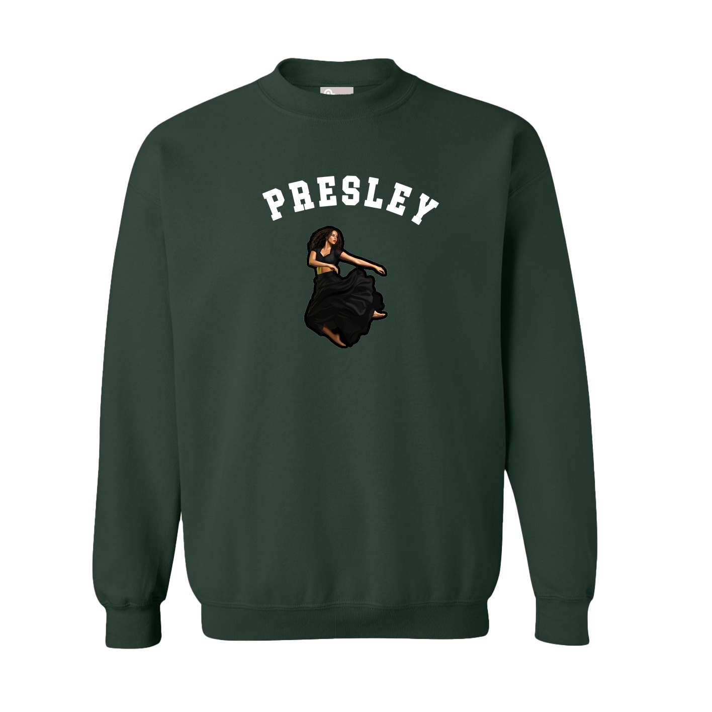 Fleece Crew — Shirsey Arch in Green
