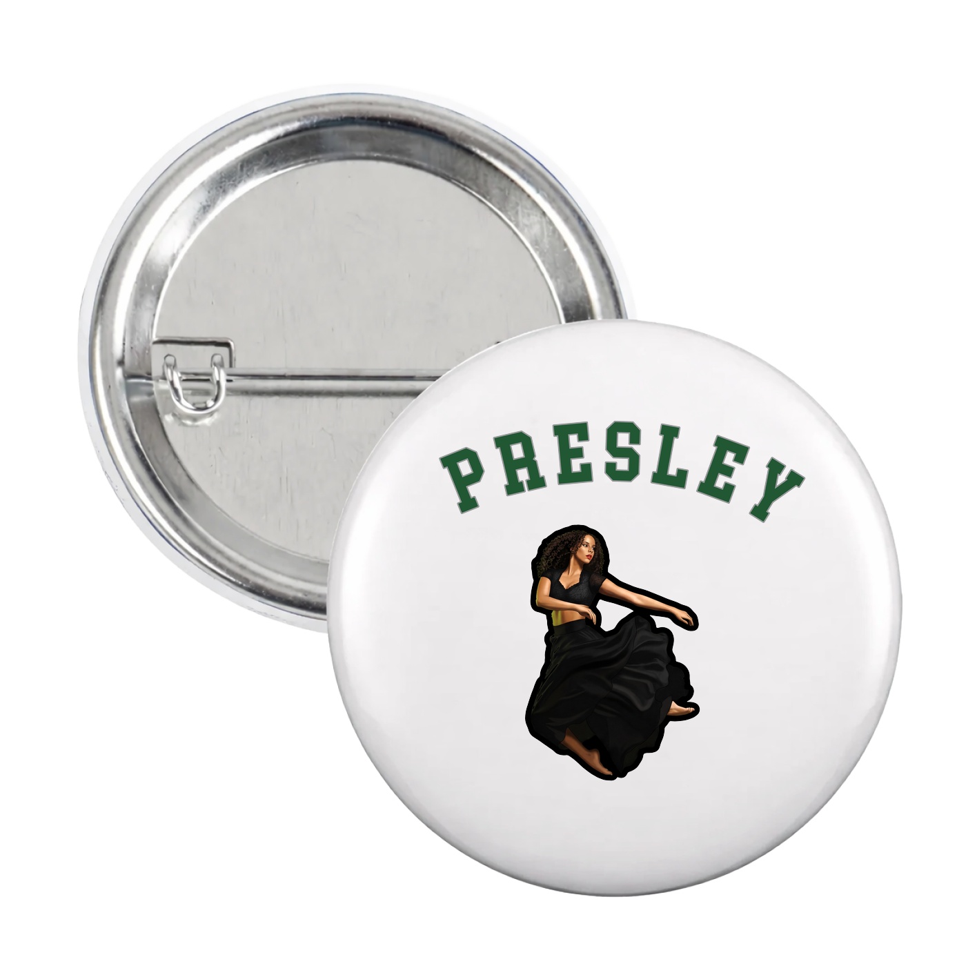 Game Day Button — Shirsey Arch in White