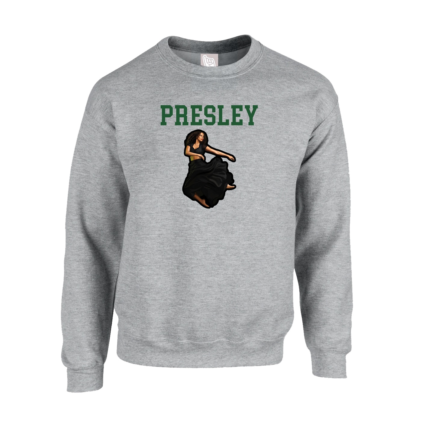 Fleece Crew — Shirsey in Grey