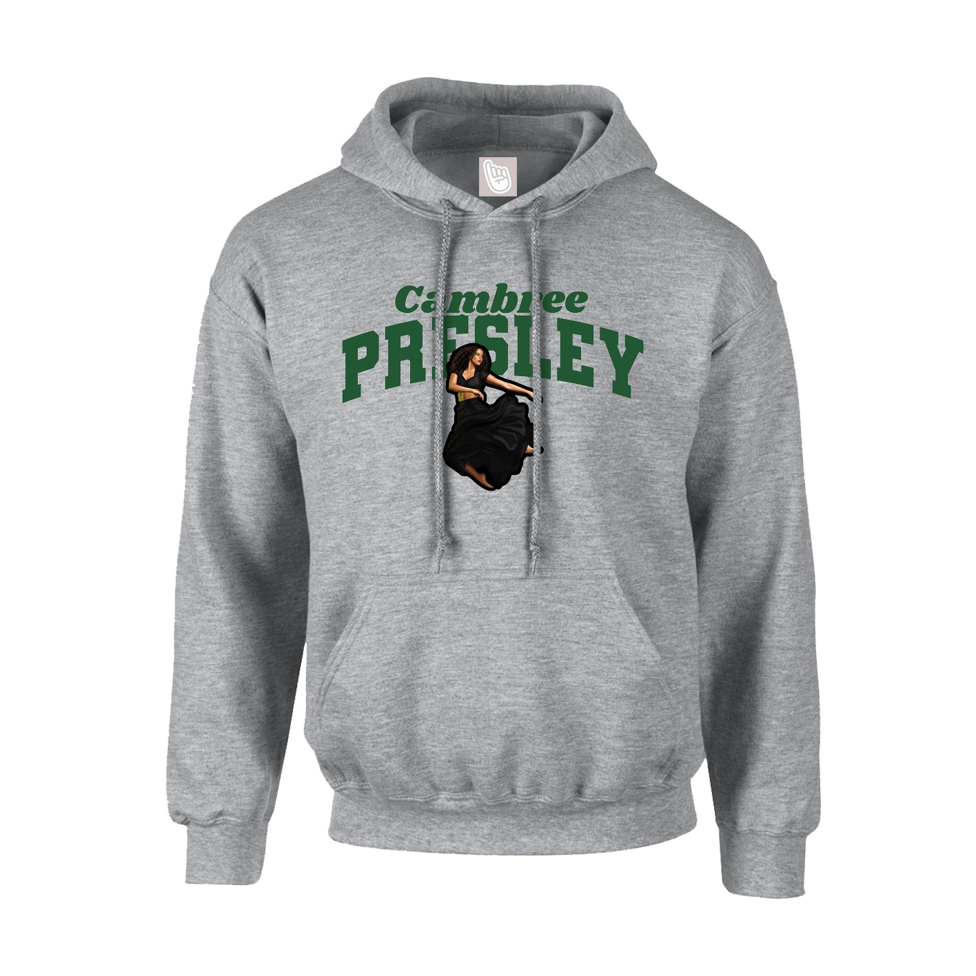 Hoodie — Signature Arch in Grey