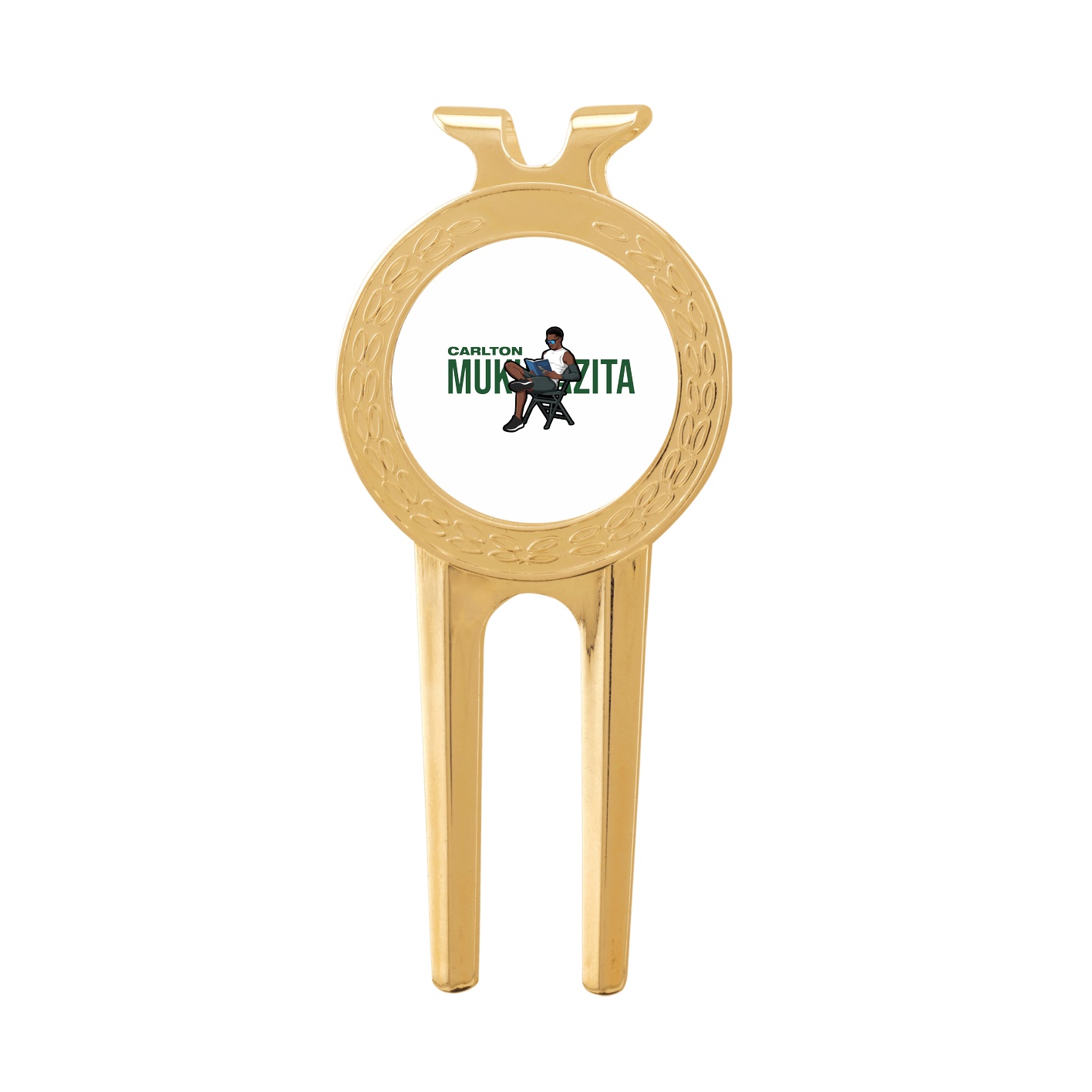 Divot Tool with Ball Marker — Player Name in Classic