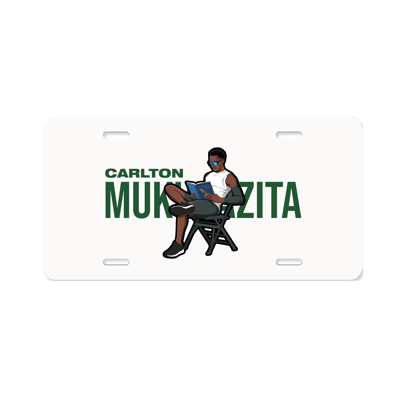 License Plate — Player Name in Classic