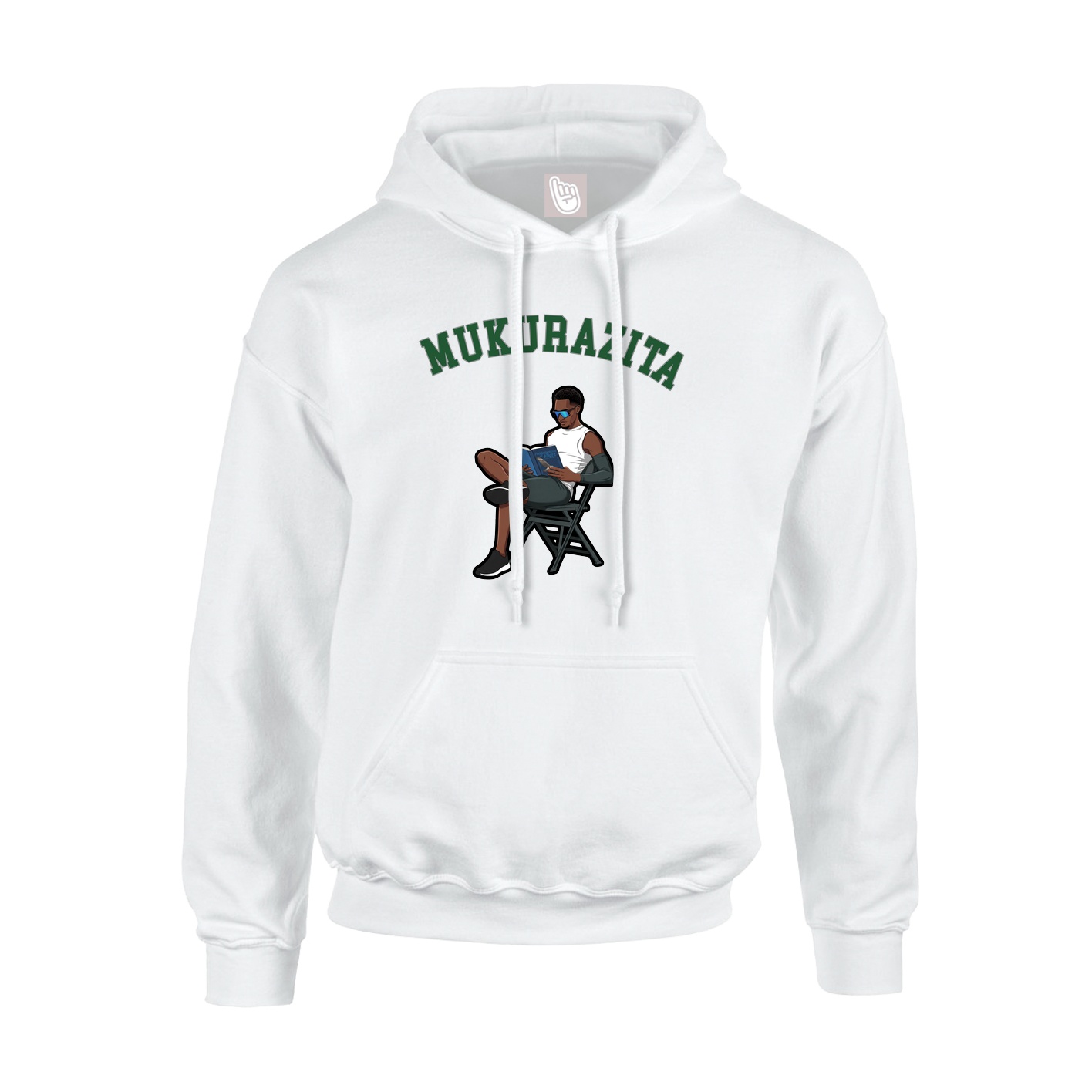 Hoodie — Shirsey Arch in White