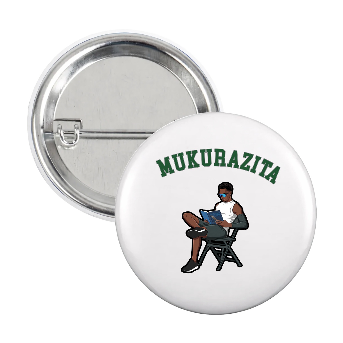 Game Day Button — Shirsey Arch in White