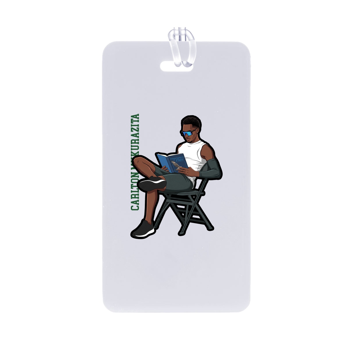 Bag Tag — Name Vertical in Classic
