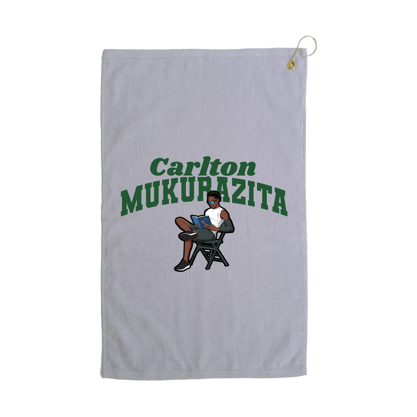 Golf Towel — Signature Arch in Grey