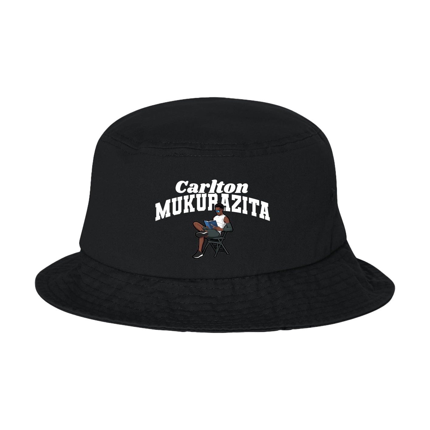 Bucket Cap — Signature Arch in Black