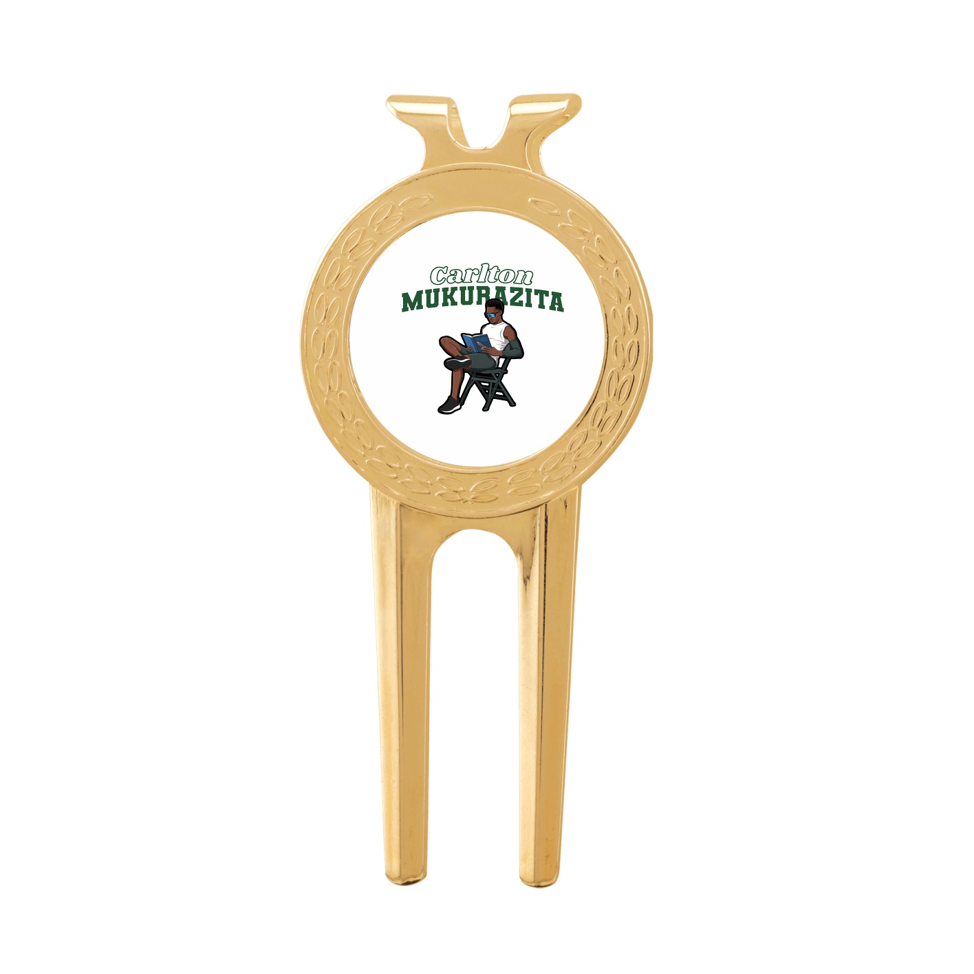 Divot Tool with Ball Marker — Name Arch in Classic
