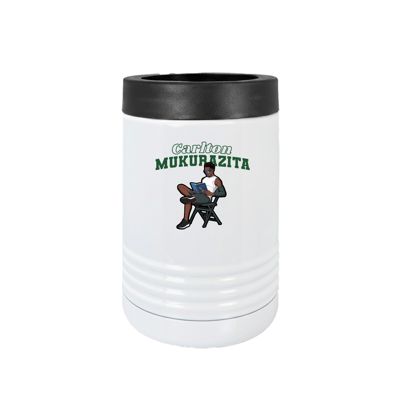 Beverage Holder — Name Arch in White