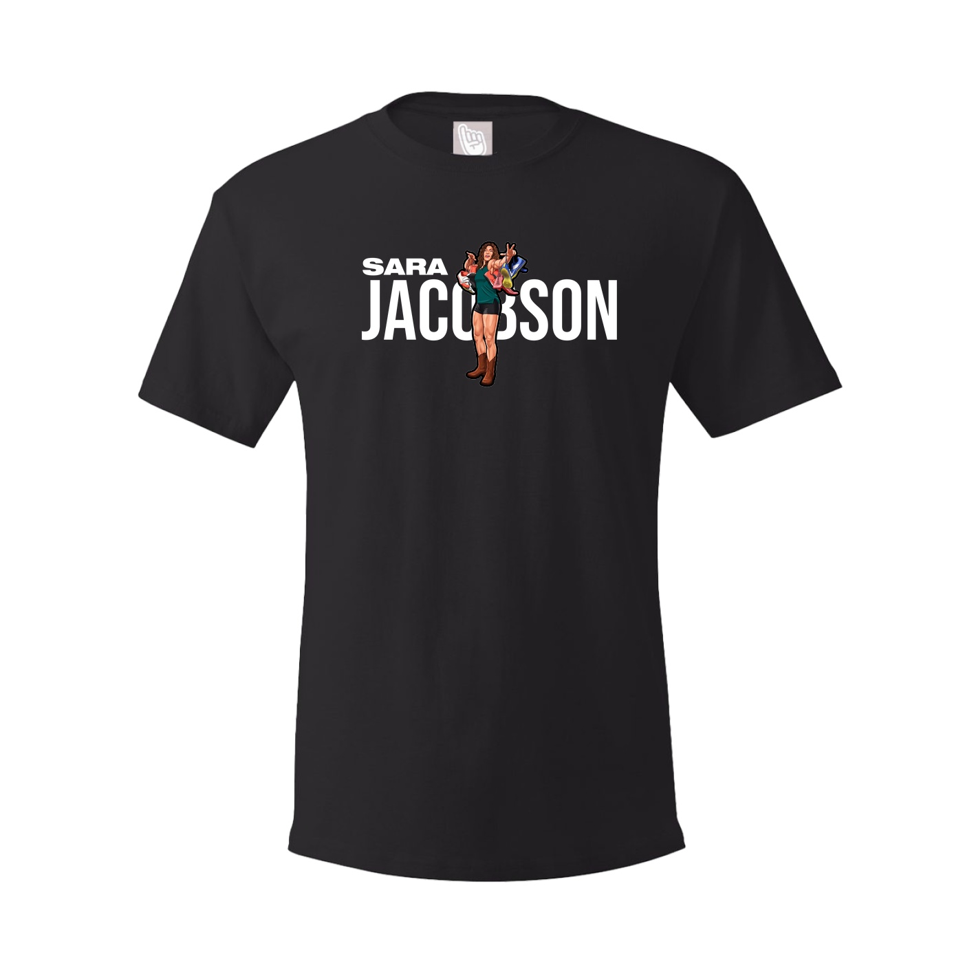 Youth Tee — Player Name in Black