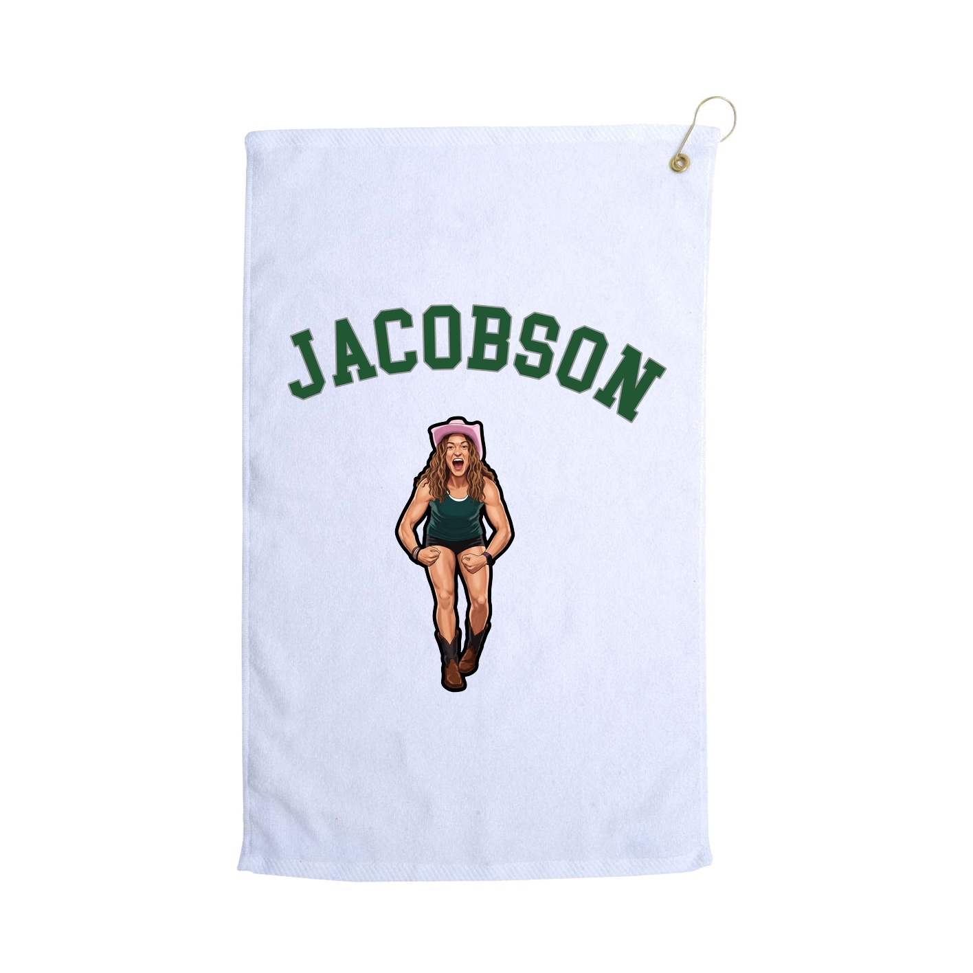 Golf Towel — Shirsey Arch in White