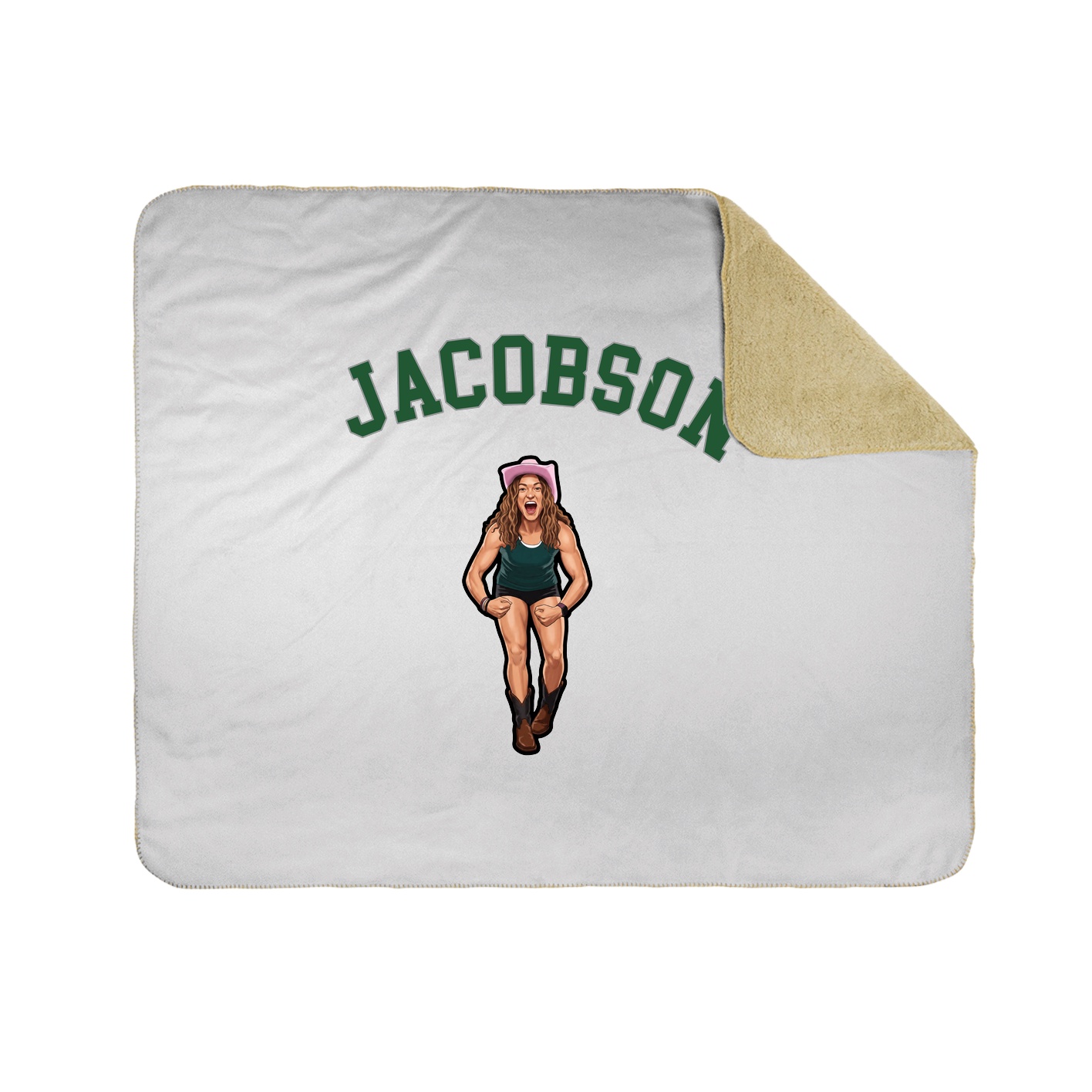 Throw Blanket — Shirsey Arch in White