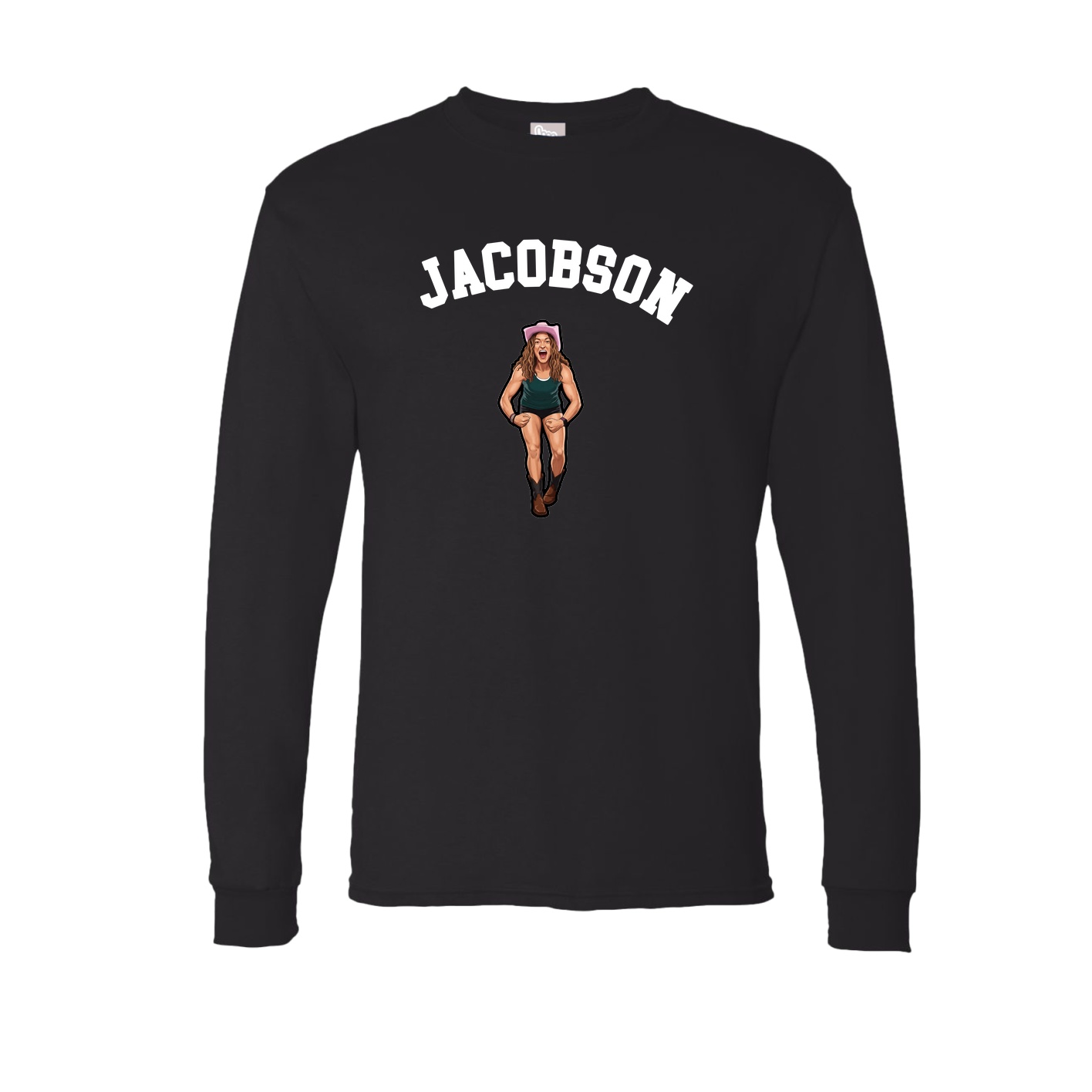 Long Sleeve Tee — Shirsey Arch in Black