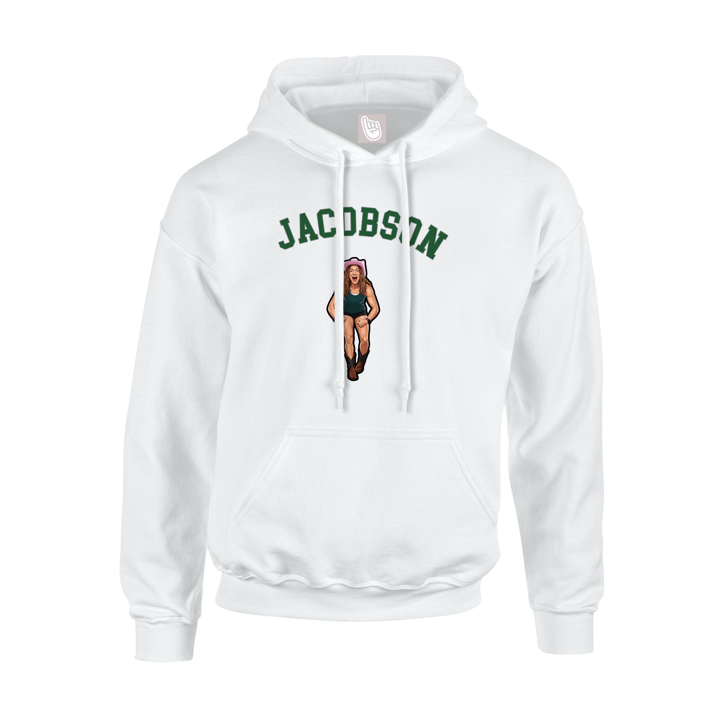 Hoodie — Shirsey Arch in White