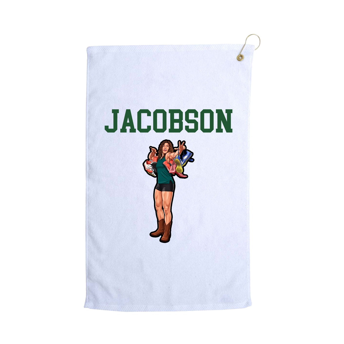 Golf Towel — Shirsey in White