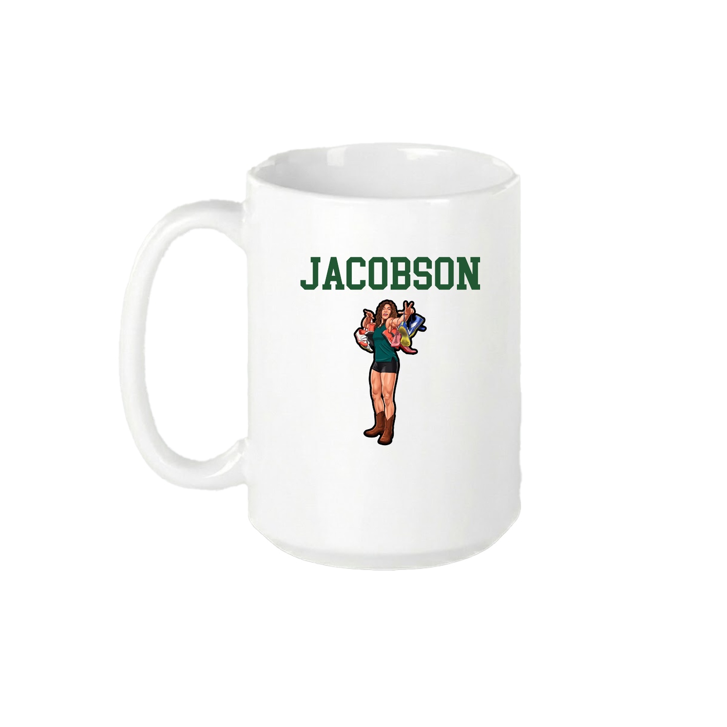 15oz Coffee Mug — Shirsey in White