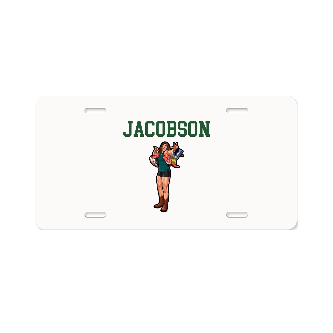 License Plate — Shirsey in Classic