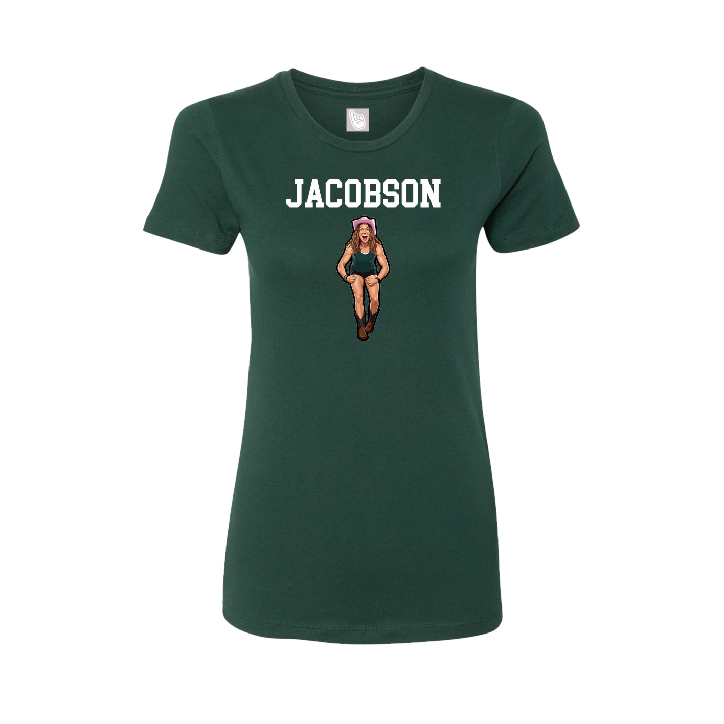 Fitted Women's Tee — Shirsey in Green