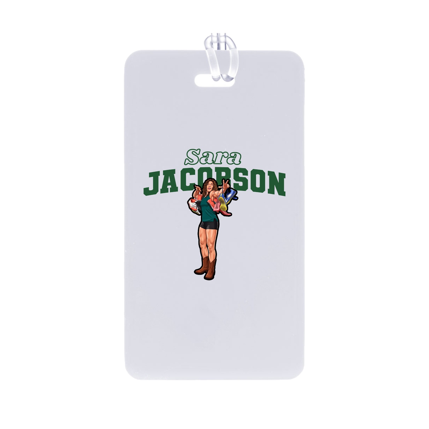 Bag Tag — Name Arch in Classic