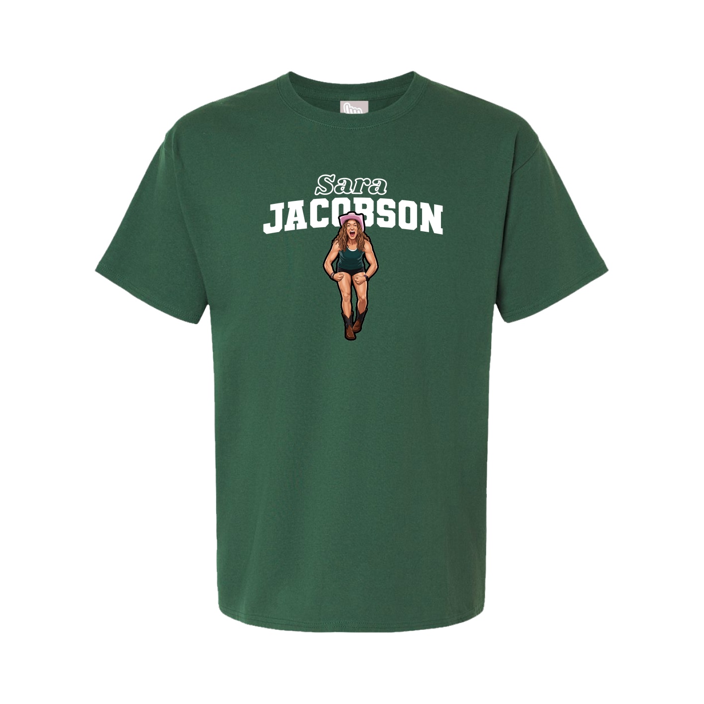 Tee — Name Arch in Green