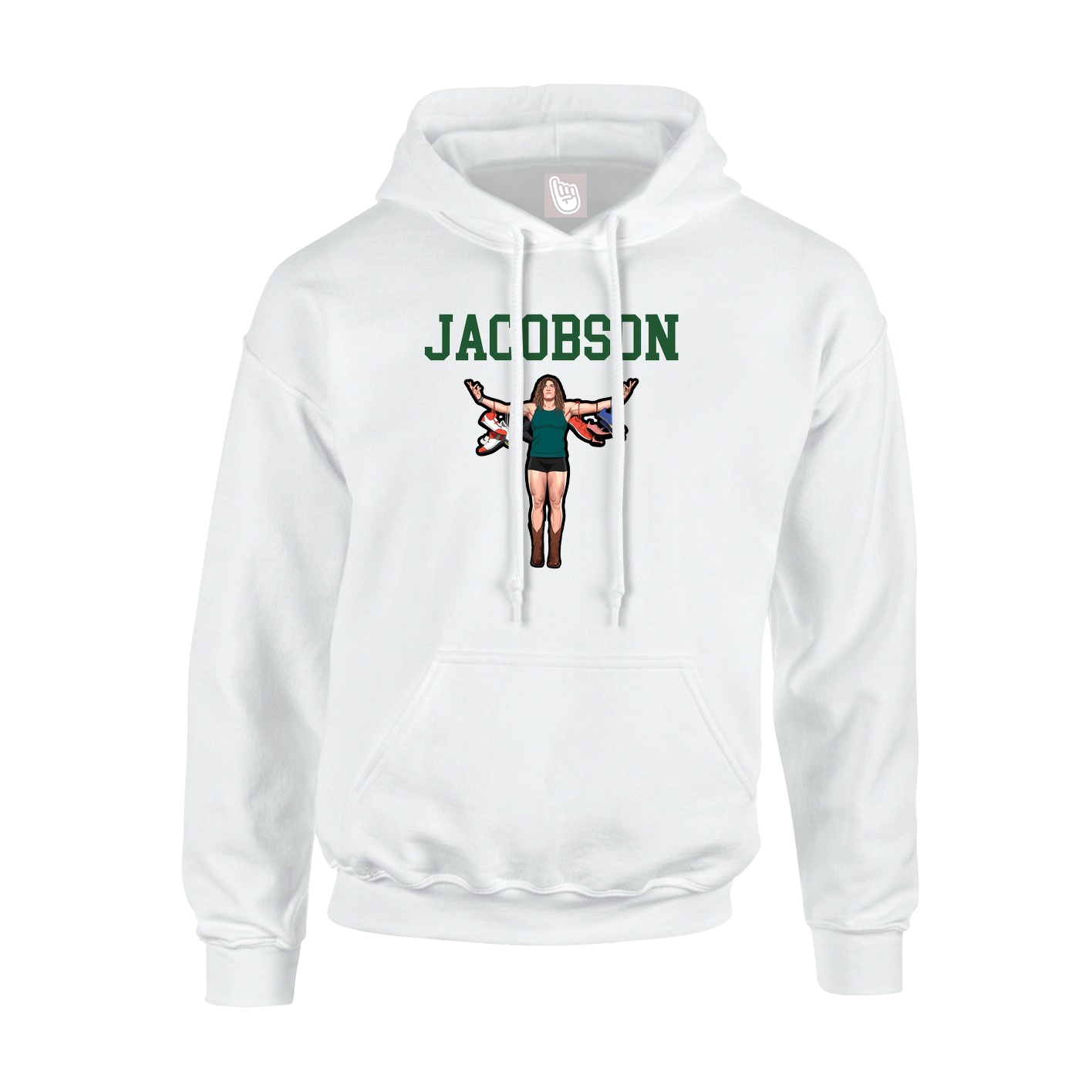 Youth Hoodie — Shirsey in White
